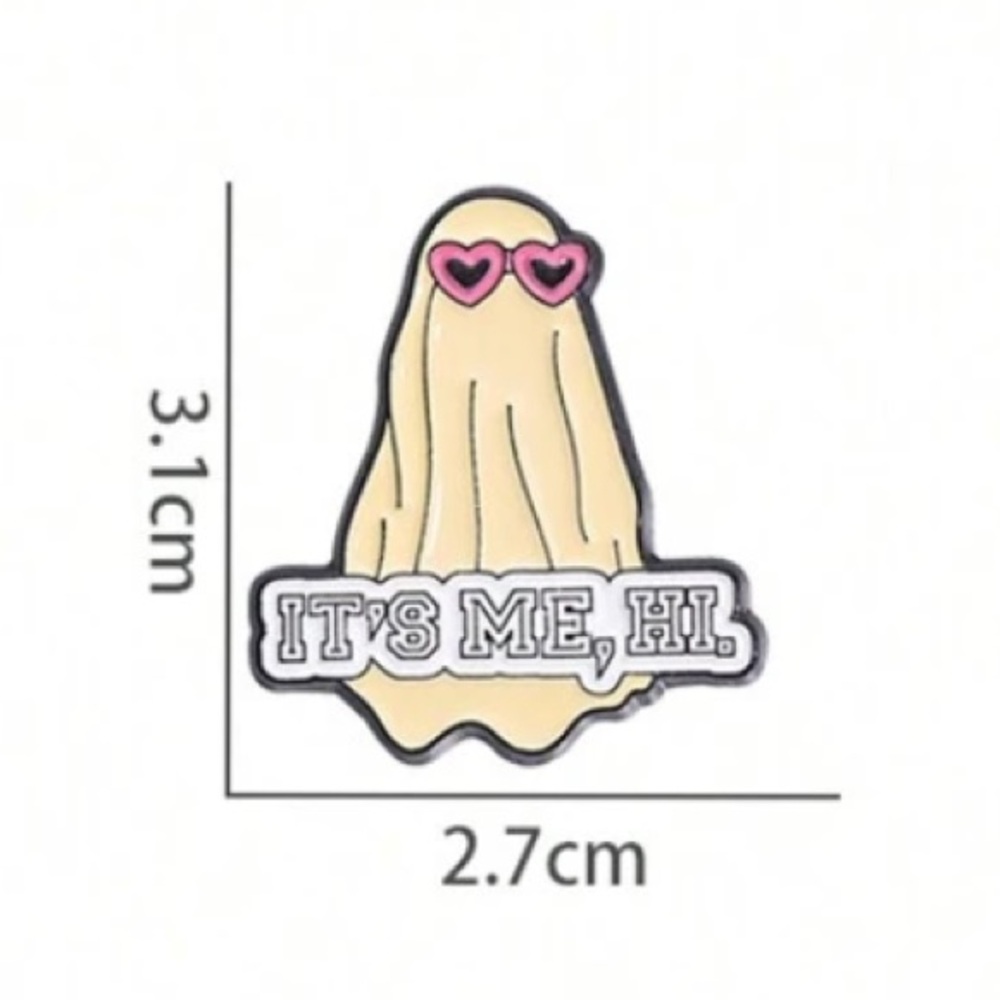 ANTI-HERO GHOST PIN ‘ITS ME, HI’ HEART SUNGLASSES GHOST - TAYLOR PIN